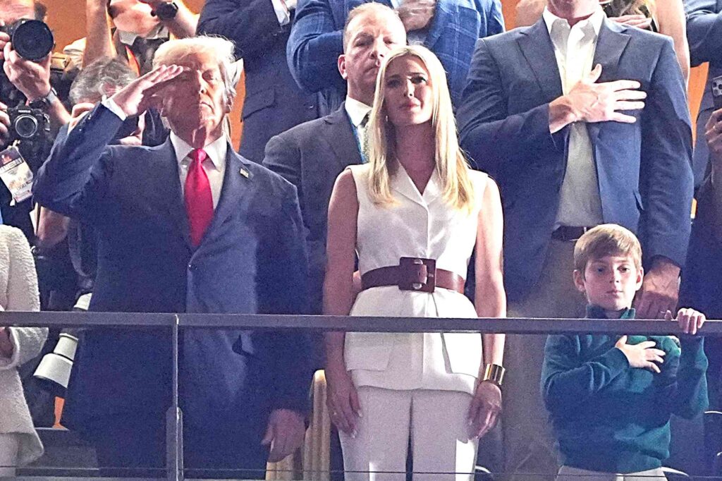 trump at super bowl 2025