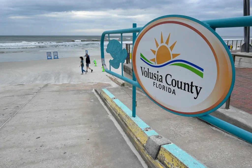 A ramp in New Smyrna Beach in Volusia County, Florida.