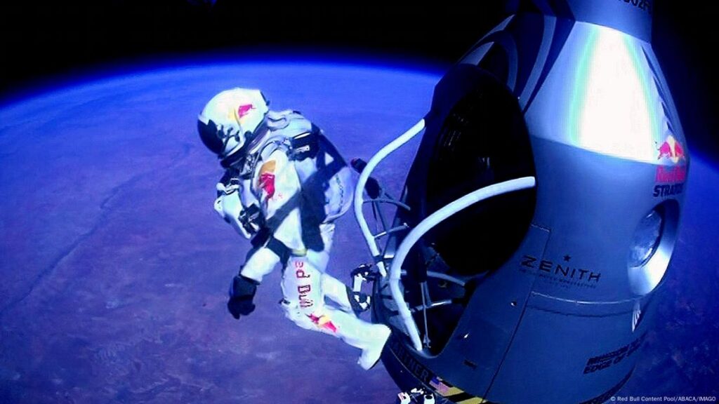 Felix Baumgartner leapt from a capsule more than 39 kilometers above the Earth in 2012.